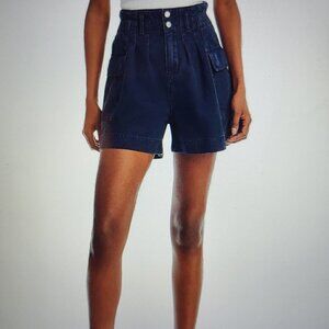 BlankNYC Utility High-Waist Shorts Size Medium  NWT- Midnight Silence
